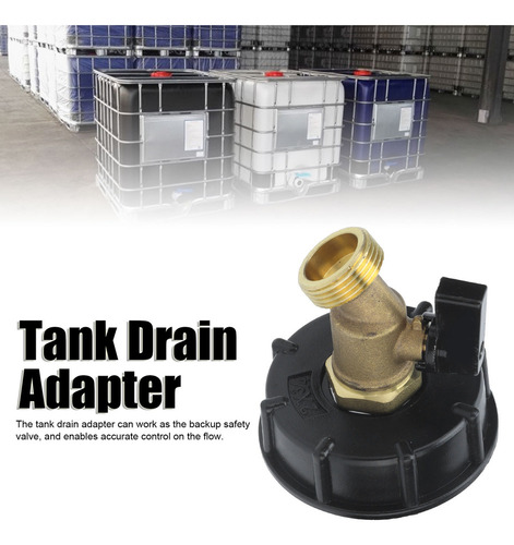 . Adaptador De Tanque De Asas Ibc Válvula Grifo De Rosca