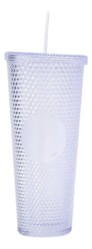 Vasos Texturizado Plástico Acrílico Mediano 700 Ml Mm-6700 Color Transparente