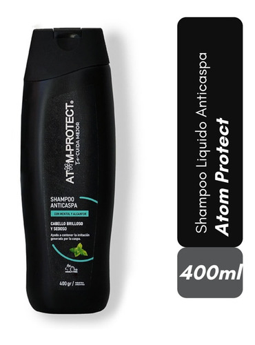 Shampoo Liquido Anticaspa Atom Protect X 400gr
