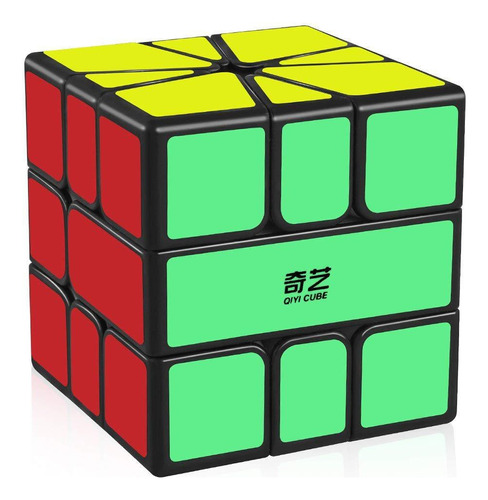 Cubo Rubik Magic Cube Sq1 Square 1 Qifa Fondo Negro Qiyi Estructura Qy168