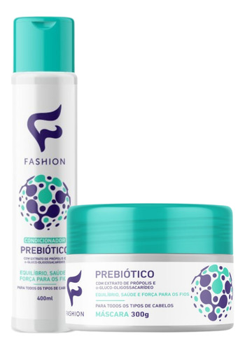 Kit Condicionador 400ml + Máscara 300g Prebiotico