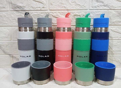 Autocebante Rolan Mate 750ml. Acero Inoxidable. Varios Color Blanco Lisa
