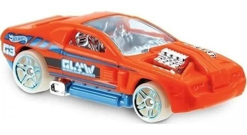 Hot Wheels Hollowback Hw Glow Wheels Ruedas Fluorescentes 