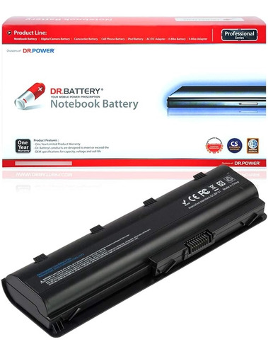 Dr. Battery 593553-001 48wh Batería P/ Hp Mu06 Dv6 Dv7 Cq42 
