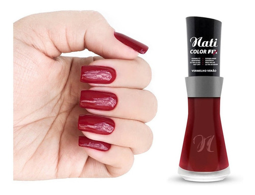 Imagem 2 de 2 de Esmalte Nati Colorfix - Vermelho Verão
