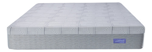 Inducol Espuma Cardiel color gris 2 plazas 140cm x 190cm x 24cm espuma de alta densidad con pillow viscoelástico