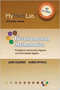 Mylab Math For Squireswyrick Developmental Math Prealgebra, 