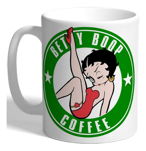 Taza De Cerámica Betty Boop Personalizada #1