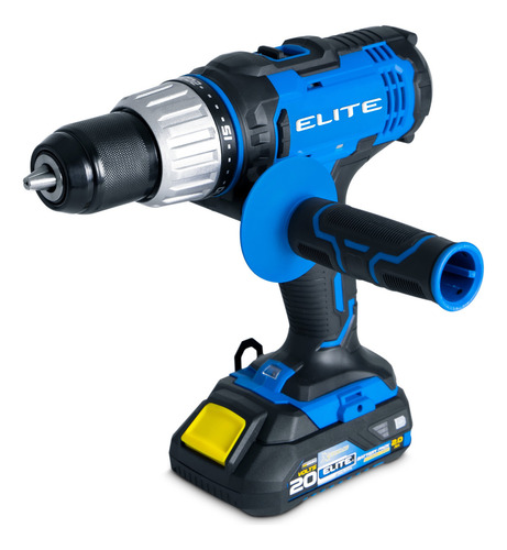 Combo Taladro Rotomartillo Elite + Esmeriladora Inalámbrico Color Azul Frecuencia 60