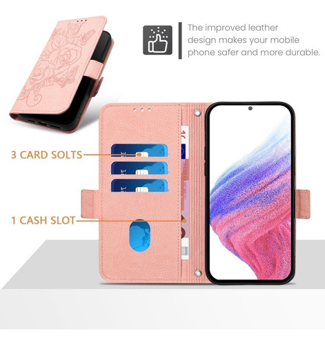 Funda Rosas Con Estampado For Samsung Galaxy A16/a54/a24