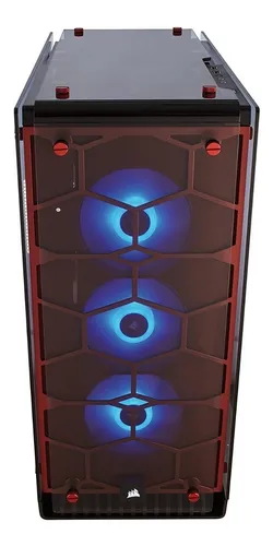 Corsair Crystal 570x Rgb Red Torre Para Computador Pc Case
