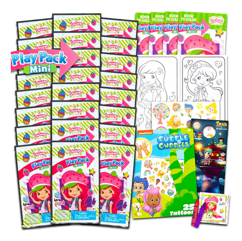 Strawberry Shortcake Juego De Recuerdos De Fiesta Para Nios,