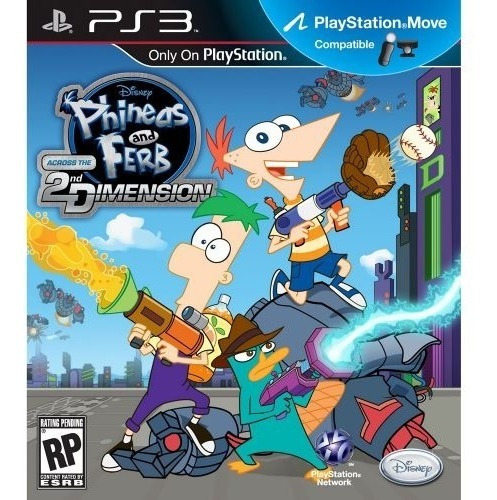 Phineas And Ferb: Across The 2nd Dimension - Ps3 Físico 