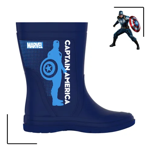 Galocha infantil cheap capitao america