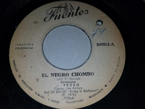 Lp Vinilo Fruko El Negro Chombo - Corazon Vacante Salsa