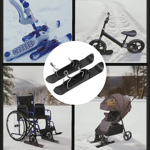 Trineo De Nieve Para Scooter Para Niños Juego De Esquís Para