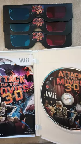 Jogo Lacrado Midia Fisica Attack of the Movies 3D Wii em Promoção na  Americanas