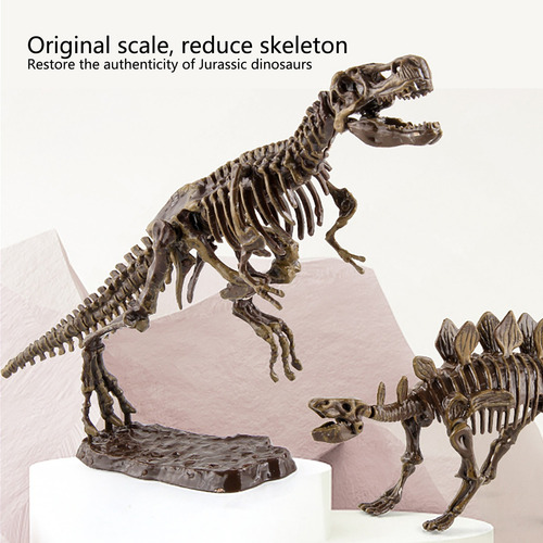V Mano Excavado Juguetes Luminosos Dinosaurios Y Arqueólogos