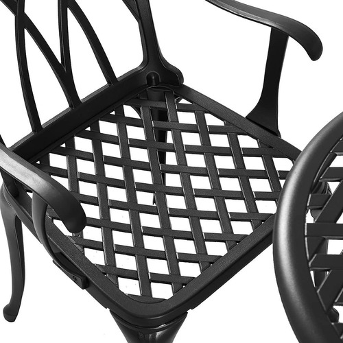 Kinger Home - Juego De Mesa De 3 Piezas Para Patio Y Bistró