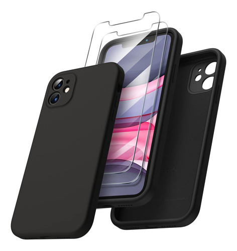 Funda Ornato Para iPhone 11-negro