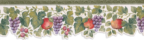 Wallpaper Manzanas Fronterizas De Uva Y Cereza Frutas E...