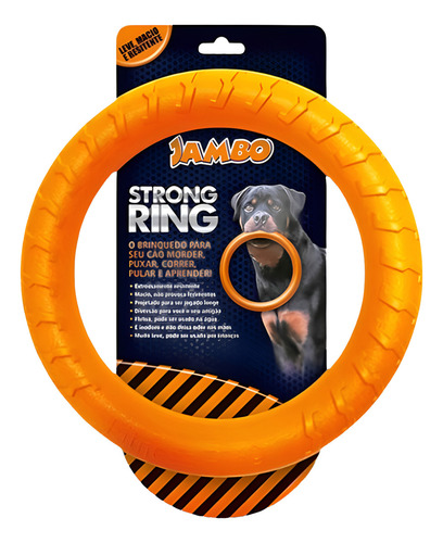 Frisbee Strong Resistente Flutua Agua Aceita Mordida Forte Cor Laranja