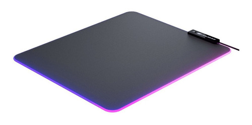 Cougar Mouse Pad Neon Rgb Black Mediano 350x300x4mm Zp Color Negro