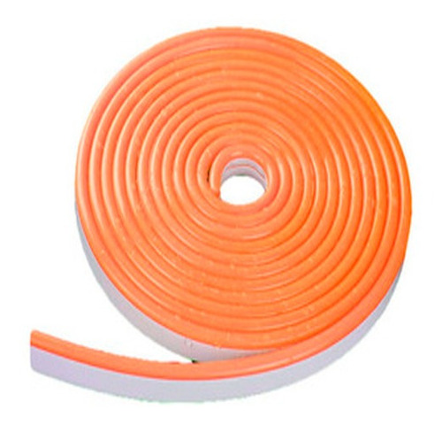 Cinta Neon 5mts Flexible Con Transformador 40w Color Naranja
