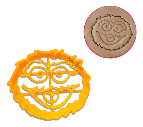 Kit X5 Plaza Sesamo Moldes Galletas Cookies Monster Big Bird