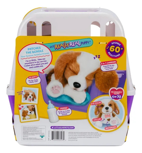 Little Live Pets Mi Primer Cachorrito Interactivo Cinta Rosa