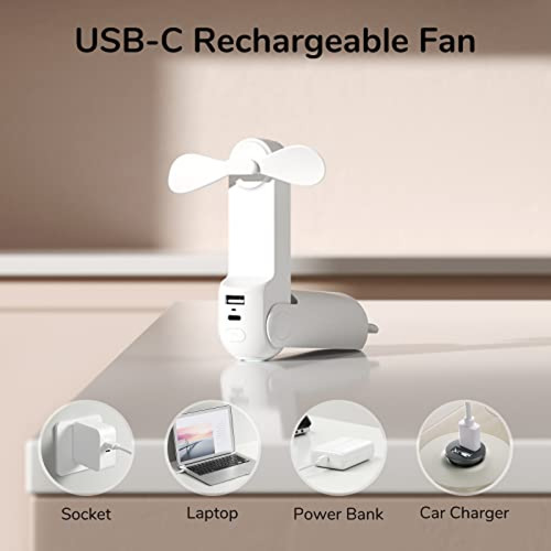 Ventiladores Portátiles Usb Jisulife Mini Ventilador De Ma