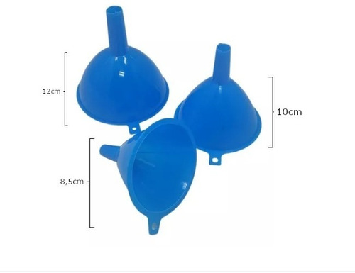 Embudo Plastico 3 Piezas