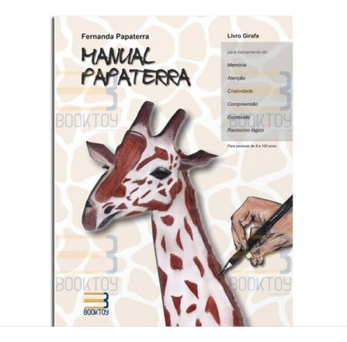 Livro Manual Papaterra Girafa Booktoy Fernanda Papaterra