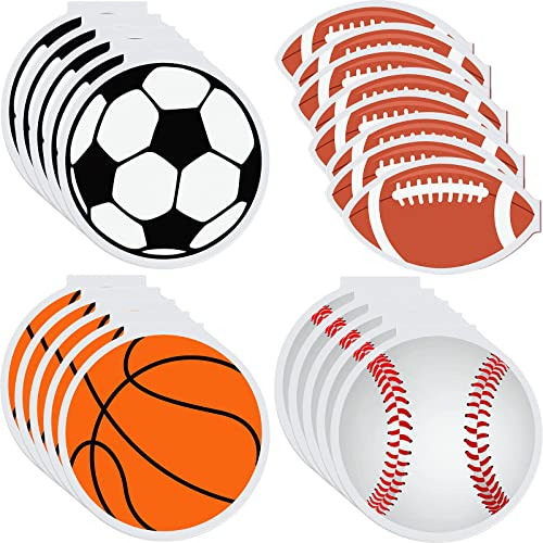 24 Conjuntos Mini Sport Ball Notepads