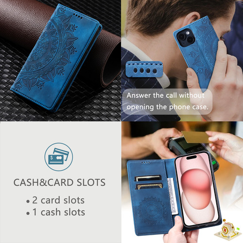 Funda De Piel Para Samsung Galaxy A15 A25 A35 A55 A54 A34 A24 A14 A04s A05s A13 A23 A33 A53 A52 Funda Tipo Cartera Con Tapa Magnética