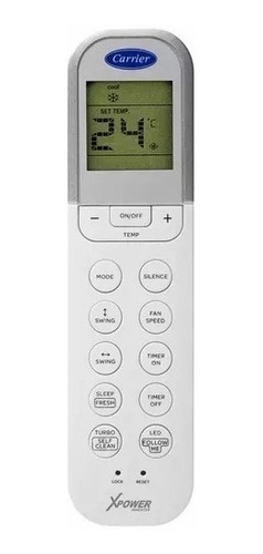 Aire acondicionado Carrier split inverter frío/calor 4506 frigorías blanco 220V 53HVA1801F