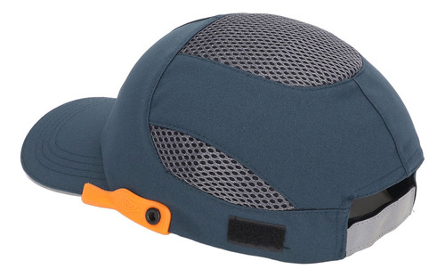 Gorra De Béisbol Azul Bump Hardhat Peaked Con Protección Tra