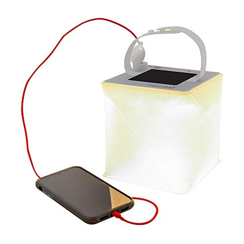 Luminaid Linterna Solar 2 En 1 Para Campamento Y Cargador De