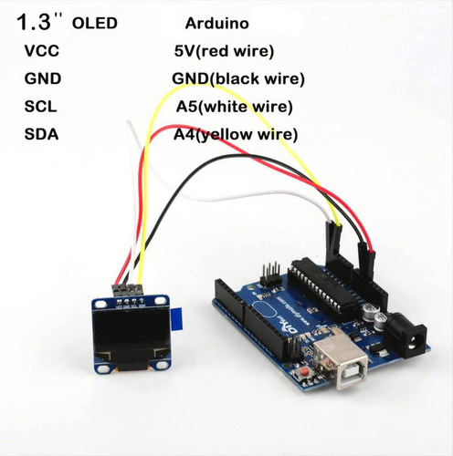 Sensor Bmp390 + Pantalla Oled I2c Azul De 1,3