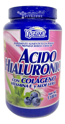 Ácido Hialurónico, Colágeno Y Aloe Vera 1.100 Kg Mora Ypenza