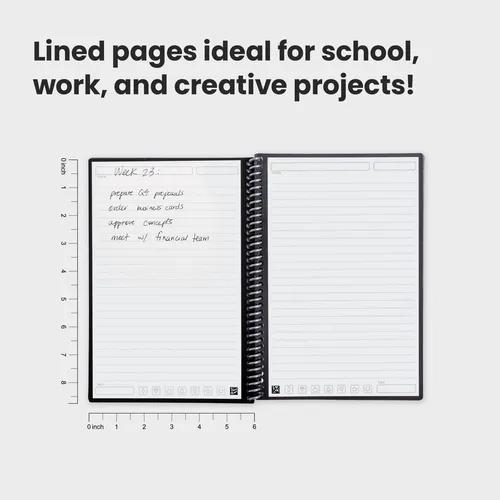 Cuaderno Reutilizable Inteligente Rocketbook Forrado