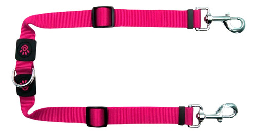 Acoplador De Correa Para Perro Doco L Rosado 2.5 X 35-50cm