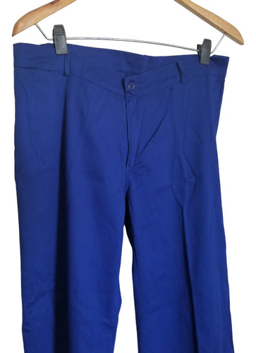 Pantalon  Palazo Gabardina Elastizada Azul  Francia X X L