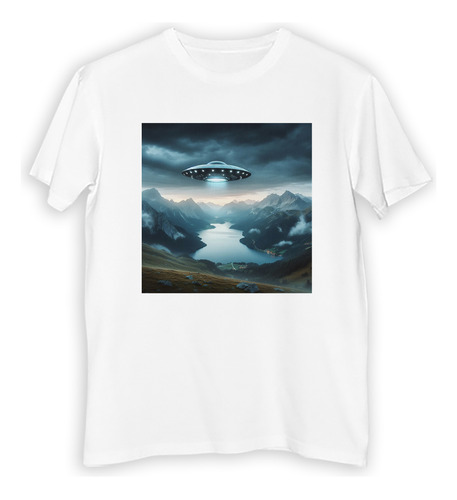 Remera Hombre Ovni Plato Volador Extraterrestre Alien