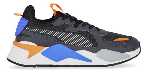 Zapatillas Puma Rs-x Geek En Negro Y Azul