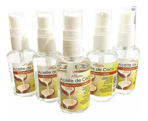 Pack 12 Aceite De Coco Flora 30 Ml