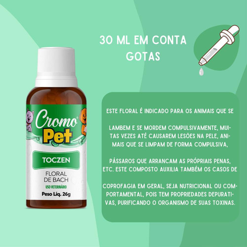 Floral Pet Toczen Lambedura, Automutilacao E Coprofagia 26g