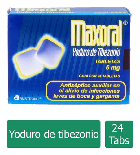 Maxoral 5mg Caja Con 24 Tabletas