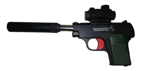 Pistola Browning 6.36 Hidrogel 7mm Con Silenciador