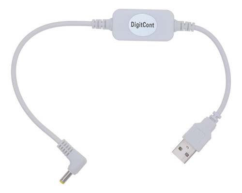 Digitcont - Cable De Alimentacin Usb De 5 V A 12 V Cc, Compa